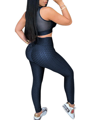 Wholesale Ultra Sexy Women'S Sports Bra And High Waist Leggings 2 Piece Workout Set Yoga Gym Clothing