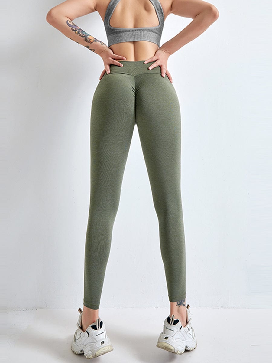 Wholesale High Waist Fitness Tight Hip Yoga Pants