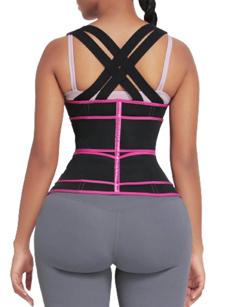 Wholesale Bones Hooks Zipper Neoprene Waist Trainer