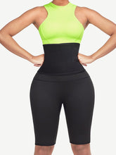 Wholesale Ultrathin Black Solid Color Neoprene Shorts High Waist Firm Foundations