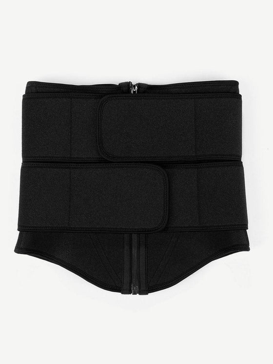 Wholesale Post Surgery Neoprene Double Belts Waist Trainer Slimming Belly