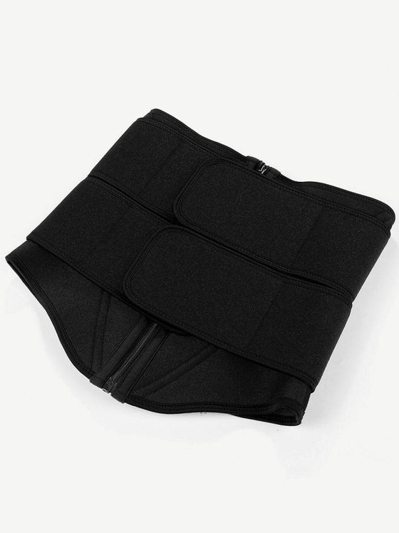 Wholesale Post Surgery Neoprene Double Belts Waist Trainer Slimming Belly