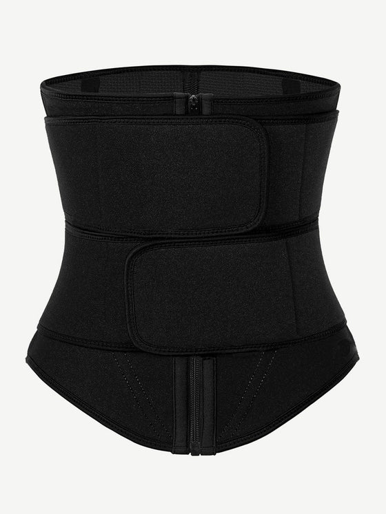 Wholesale Post Surgery Neoprene Double Belts Waist Trainer Slimming Belly