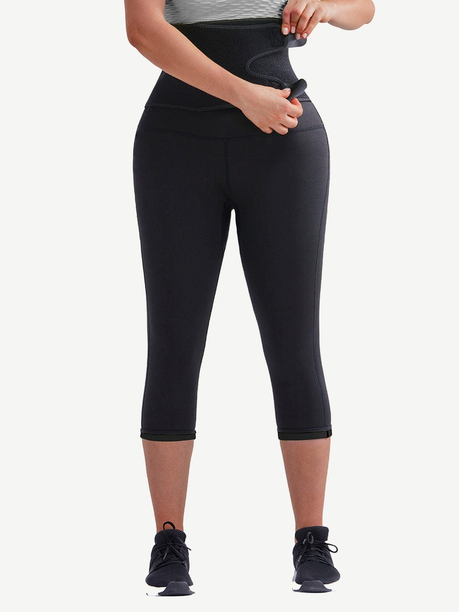 Wholesale Big Size Neoprene Shaper Pants With Belt Smoothlines