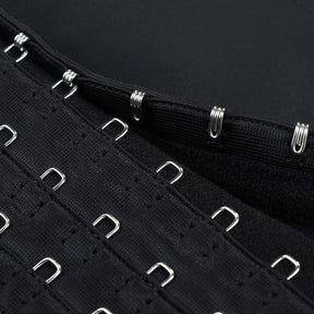 Wholesale Graceful Black Hooks Latex Three-Belt Waist Trainer Anti-Slip
