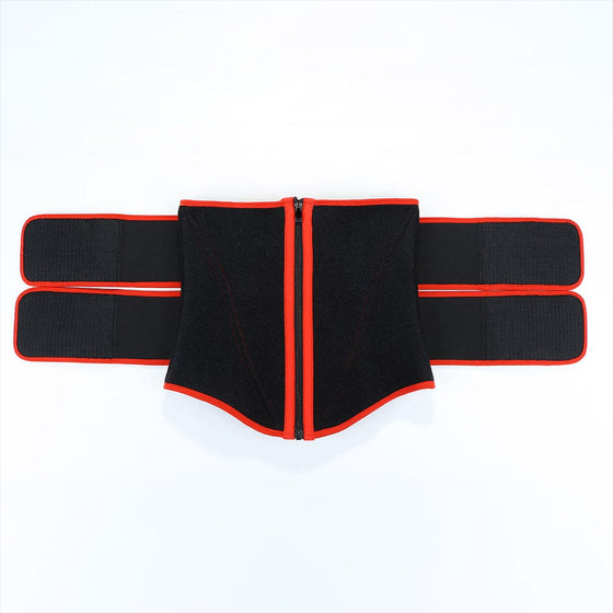 Wholesale Post Surgery Neoprene Double Belts Waist Trainer Slimming Belly