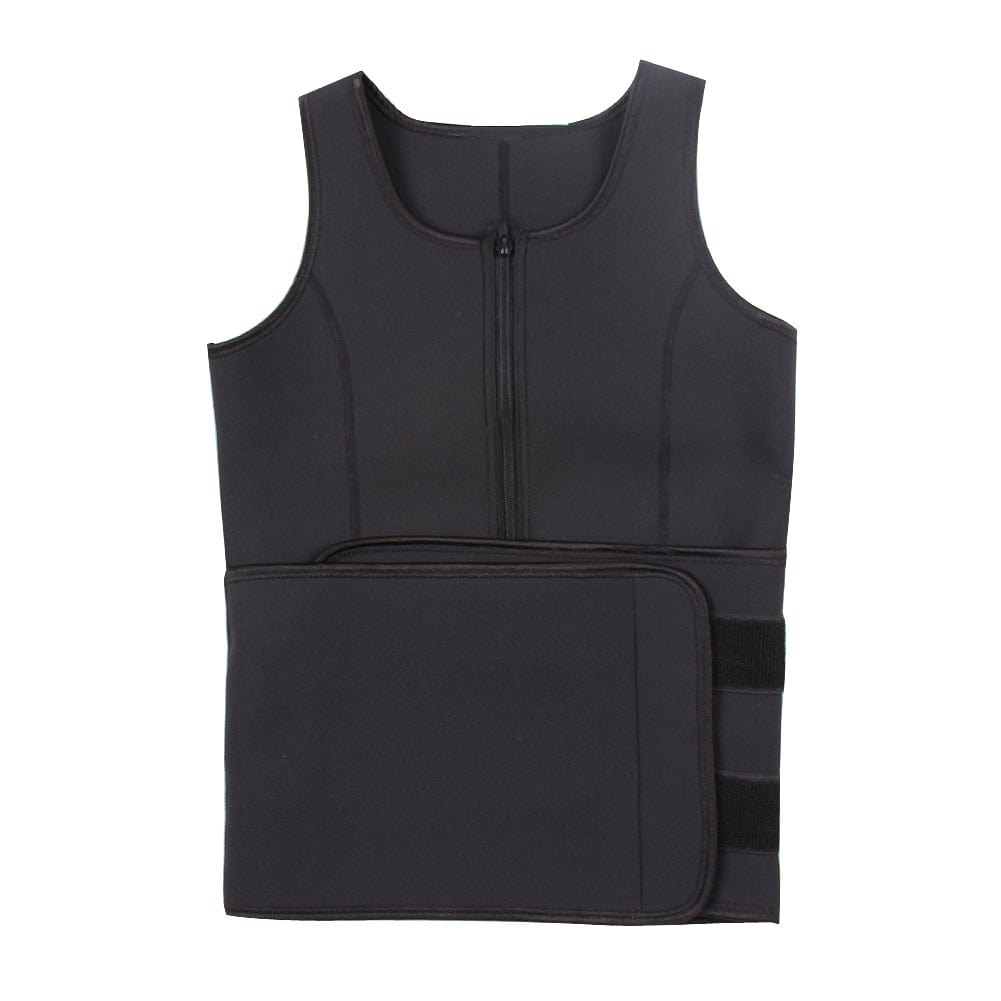 Wholesale Black Slimming Neoprene Workout Black Sauna Vest