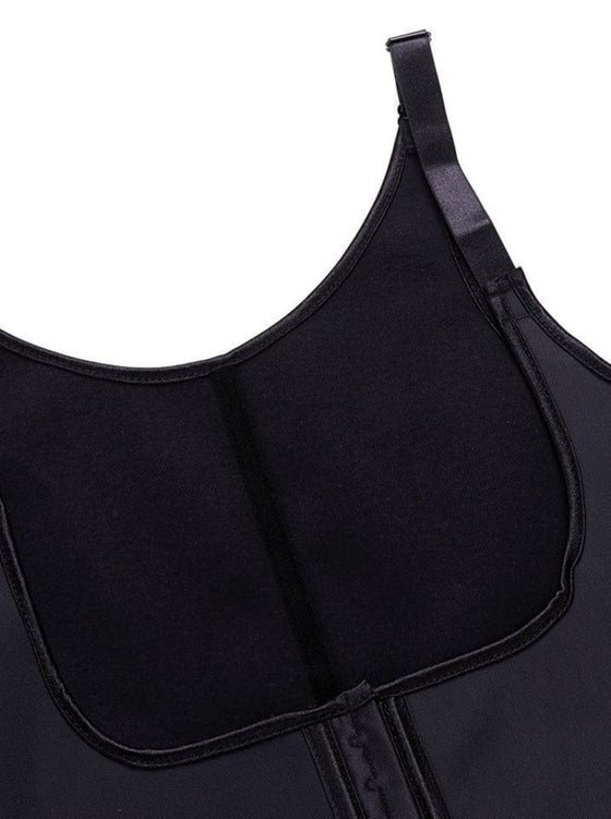 Wholesale Black 5 Steel Boned Latex Waist Cincher Tummy Control
