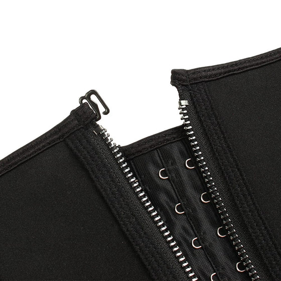 Wholesale Exquisitely Fat Burning Plus Size Front Double Layer Zipper Tummy Control Waist Trimmer
