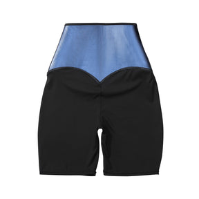 Wholesale Dark Blue High Rise 3 Rows Hooks Neoprene Waist Trainer Shorts Waist Control